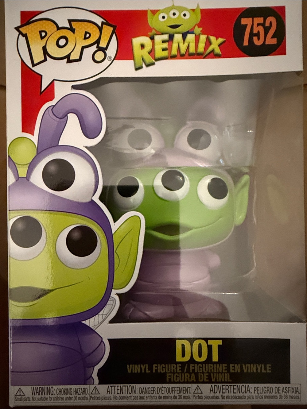 Funko Pop Pixar Remix Dot Alien Figure #752